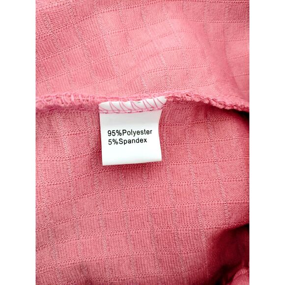 Women's Pink Quarter Zip Pullover Hoodie Sweater S - Picture 8 of 8